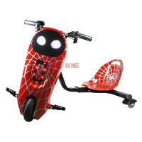 Electric Drift Scooter 3 Wheel Kids 360 Electric Drifting Scooter with Seat