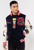 Superdry College Varsity Patched Bomber Jacket
