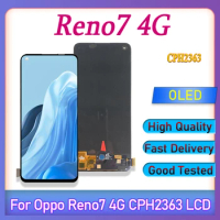 Oled 6.43" For OPPO Reno7 4G LCD CPH2363 Display With Frame Touch Screen Digitizer Assembly For OPPO Reno 7 4G LCD Repair Parts