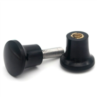 304不銹鋼蘑菇型旋鈕圓形手擰螺絲 膠頭手擰可調把手膠木螺釘螺桿