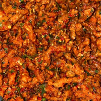 Keripik 1/2kg - USUS CRISPY PEDAS DAUN JERUK - USUS KRISPI - KERIPIK USUS Kripik usus Cemilan Kering