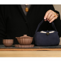 宜興紫砂菊影茶具送茶包老段泥芝麻段泥降坡段泥蓋碗壺承茶杯多款
