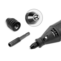 WREOW Mata Bor Drill Chuck Bit Quick Change 1/4 Hex Shank 3 Jaws - WR091, Alat Penjepit Mata Bor den