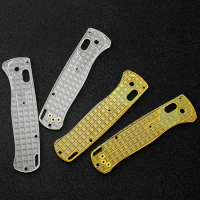 1 Pair Transparent Acrylic/PEI Material Knife Handle Scale For Benchmade Bugout 535 Knives Excluding knives