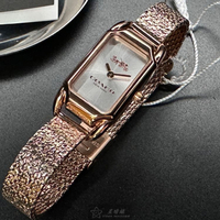 COACH手錶,編號CH00208,18mm, 28mm玫瑰金方形精鋼錶殼,銀白簡約, 中二針顯示錶面,玫瑰金色精鋼錶帶款,超高品質!