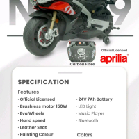 Motor Aki Ducati Aprillia 24volt lisensi