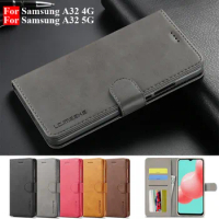 For Samsung A32 Case Flip Leather Vintage Phone Case On Samsung Galaxy A32 5G Case Flip 360 Wallet Cover For Samsung A32 5G Case