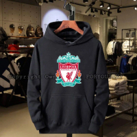 LFC printed hoodie Pullover hoodie / Liverpool logo Hoodie / Liverpool hoodie 100% cotton Ready stoc