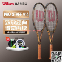 【鄭欽文同款】Wilson威爾勝網球拍PRO STAFF V14全碳素纖維成人