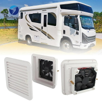 12v MuteFridge 通風口帶風扇,適用於 RV 拖車大篷車側空氣強風排氣汽車造型露營車