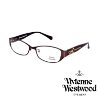 【Vivienne Westwood】金屬土星特別款光學眼鏡(棕 VW277_04)