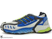 2019 限量發售 九零年代經典跑鞋重現 adidas Consortium TORSION TRDC 灰藍黃 老爹鞋式樣跑鞋 專利抗扭科技 (EE7999) !