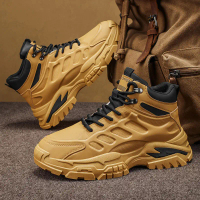 High-Top Men's Shoes Outdoor Work Shoes Sports Fashion Casual Dad Shoes Size 39-44