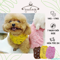 TIANTIANMO54 Áo chó cho mèo yudog - áo thun dễ thương mặc cho thú cưng chó mèo