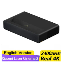 2022 Xiaomi Laser Cinema 2 4K Projector Dolby Vision 2400ANSI lumens 100-150inch MEMC ALPD Ultra Short Throw Beamer Home Theater