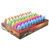 60pcs/box Novelty gadget Small magic dinosaur egg grow in water toy incubation hatched dino surprise eggs toys kids educational