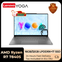 Lenovo YOGA Air14s Laptop AMD R7 7 7840S 16G/32GB RAM 1T SSD Integrated Graphics 14.5″ 2.9K 90Hz OLED HD TouchScreen Notebook PC