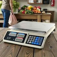 Protopic Timbangan Digital 40kg - Akurasi Tinggi, Praktis & Rechargeable, Layar LCD IH Putih