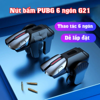 Butang Api G21, Set Butang PUBG 6-jari, Diperbuat daripada Aloi ABS Berkualiti Tinggi, Sesuai untuk