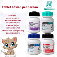 PET DIARY Vitamin Bulu Kucing Anjing Lebat Suplementasi Nutrisi Hewan Kalsium Kondroitin Probiotik E