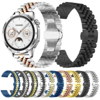 Metal Stainless Steel Strap For HUAWEI WATCH GT 4 46mm Bracelet HUAWEI WATCH 4 Pro GT 4 3 Buds 22 20mm Band Watchband Accessorie