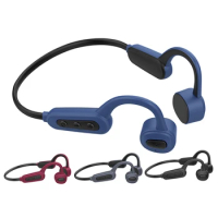 Waterproof Bone Conduction Headphones Wireless Bluetooth Sports Headset With Mic MP3 Player IPX8 For Running Workouts