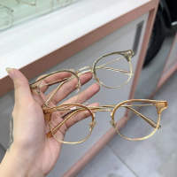 Gọng kính cao cấp kim loại mi nhựa dẻo 9225