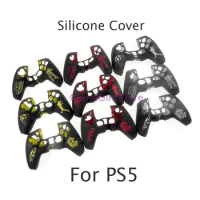10pcs Soft Rubber Gel Silicone Cover for Playstation 5 For PS5 Controller Protective Case Accessories