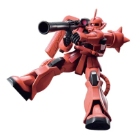 BANDAI Anime HG 234 1/144 MS-06S ZAKU II New Mobile Report Gundam Action Toy Figures Assembly Model Christmas Gifts