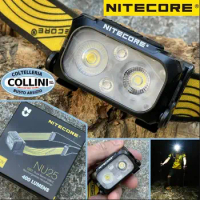 NITECORE NU25 V2.0 Upgraded 400 Lumens Headlamp USB-C Rechargeable LED Compact Three Light Source Headlight Built-in Battery