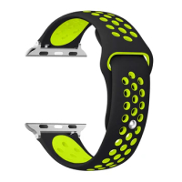 Sport Silicone Strap For Apple Watch Band 40mm 44mm 45mm 49mm 41mm 38mm 42mm Bracelet iwatch Series se 5 4 6 7 8 9 Ultra 2 Band