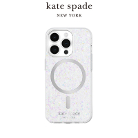 【kate spade】iPhone 15 Pro MagSafe 精品手機殼 銀河星鑽