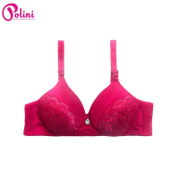 Polini - Pakaian Dalam Bra Push up Wanita BH Kait 3 Tanpa kawat busa sedang CUP C Polini G670