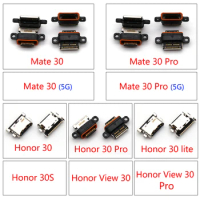1pcs For HuaWei Honor 30 30S View Lite Mate 30 Pro 5G USB Charging Dock Connector Charge Port Socket Jack
