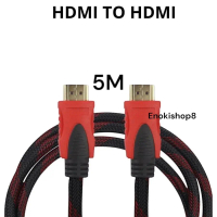 Kabel hdmi to hdmi 5 meter / kabel hdmi jaring 5m / kabel hdmi 5 meter