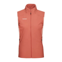 【Mammut 長毛象官方直營】Rime Light IN Flex Vest W 機能化纖立領背心 磚紅/石英粉 女款 #1013-03190