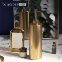 【bencross 本心本來】不鏽鋼洗手液瓶-亮金色(ben-B20027)