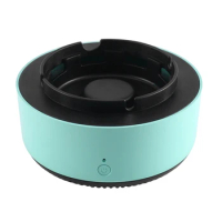 Ashtray With Air Purifier, 2 In 1 Air Purifier Ashtray For Air Purification With Negative Ions For Home, Car