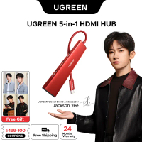 【Jackson Yee Limited Edition Collaboration】UGREEN 5-in-1 ฮับ USB C, Type C ถึง PD 3.0, HDMI 4K 30Hz/