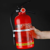 1.5L Liquor Dispenser Creative Fire Extinguisher Shape Beer Water Container Large Capacity for Wine Spirits Beer Liquor Drinks
