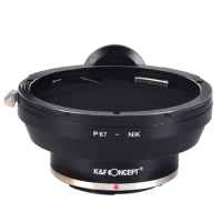 K&amp;F Concept For Pentax 67 Mount Lens Adapter to For Nikon AI F Mount Camera D4 D3X D3S D700 D300S