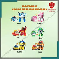 Robot car mainan figure robocar poli satuan per pcs Satuan