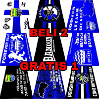 Northernwall Bendera Flag Bobotoh Persib Casuals Ultras Koleksi Bola Indonesia Ukuran Jumbo 1,5m x 1