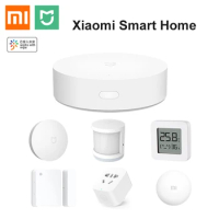 Xiaomi Smart Home Kit Mijia Gateway Hub V3 Zigbee Door Window Sensor Human Body Sensor Water Flood L