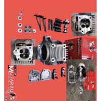 Mutarru Cylinder Head 4V 4valves wave125 xrm125 rs125 carb type 20/23 21/24 22/25 w/ block 65 68 70