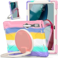 High Quality Rotary Stand Case for Lenovo Tab P11 Pro Gen 2 11.2 Inch TB132 TB138 2nd Gen Silicone Shockproof Cover with Handle