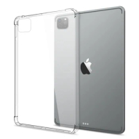 Shockproof Silicone Case For iPad Pro 12.9 inch 2021 A2379 A2461 pro 12.9'' TPU Flexible Bumper Clear Transparent Back Cover