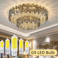 5/10pcs G9 LED Bulb AC 220V 5W 7W 10W Glass Body Home Chandelier Spotlight Replace 20W 30W 40W Halogen Lamp Lampara LED