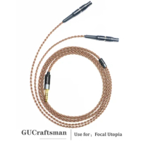 GUCraftsman 6N Single Crystal Copper Headphone Replacement Cables for Focal Utopia