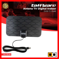 Antena TV Digital Taffware DVB-T2 4K - Penguat Sinyal TV Dinding